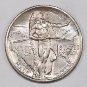 Classic Commemorative Silver Oregon Trail Memorial 1926 -1939 Silver -  0.5 Dollar