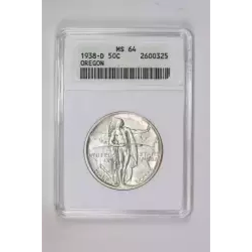 Classic Commemorative Silver Oregon Trail Memorial 1926 -1939 Silver -  0.5 Dollar