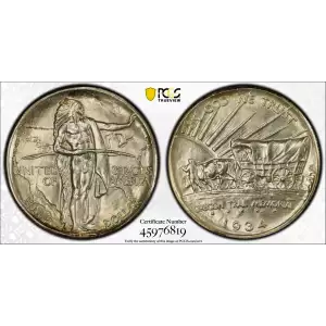 Classic Commemorative Silver Oregon Trail Memorial 1926 -1939 Silver -  0.5 Dollar (2)