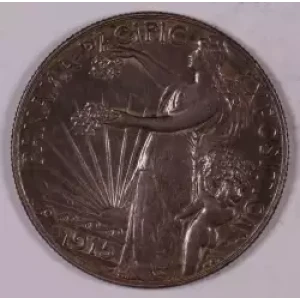 Classic Commemorative Silver--- Panama - Pacific Exposition 1915 -Silver- 0.5 Dollar