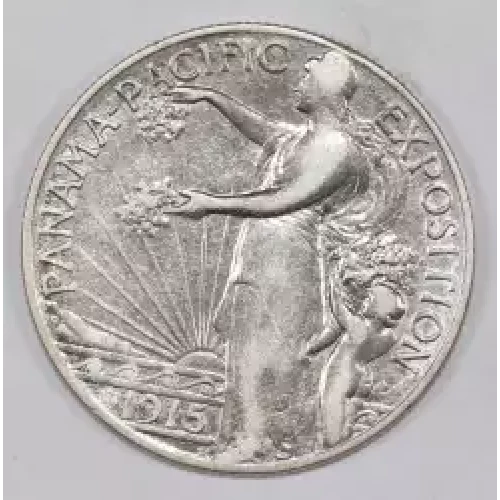 Classic Commemorative Silver--- Panama - Pacific Exposition 1915 -Silver- 0.5 Dollar