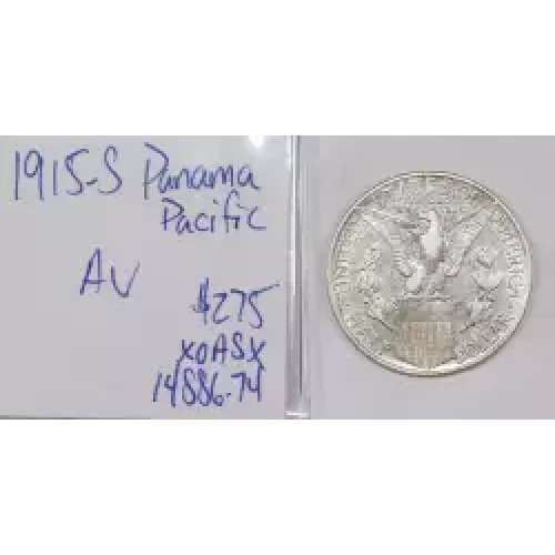 Classic Commemorative Silver--- Panama - Pacific Exposition 1915 -Silver- 0.5 Dollar