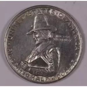 Classic Commemorative Silver--- Pilgrim Tercentenary 1920-1921-Silver- 0.5 Dollar