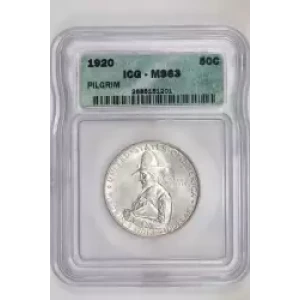 Classic Commemorative Silver--- Pilgrim Tercentenary 1920-1921-Silver- 0.5 Dollar