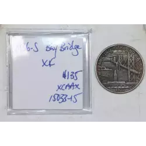 Classic Commemorative Silver--- San Francisco - Oakland Bay Bridge Opening 1936 -Silver- 0.5 Dollar