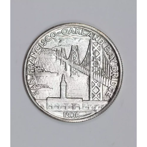 Classic Commemorative Silver--- San Francisco - Oakland Bay Bridge Opening 1936 -Silver- 0.5 Dollar (2)