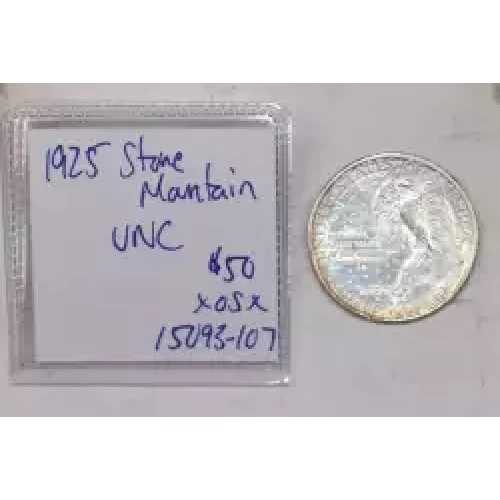 Classic Commemorative Silver--- Stone Mountain Memorial 1925 -Silver- 0.5 Dollar