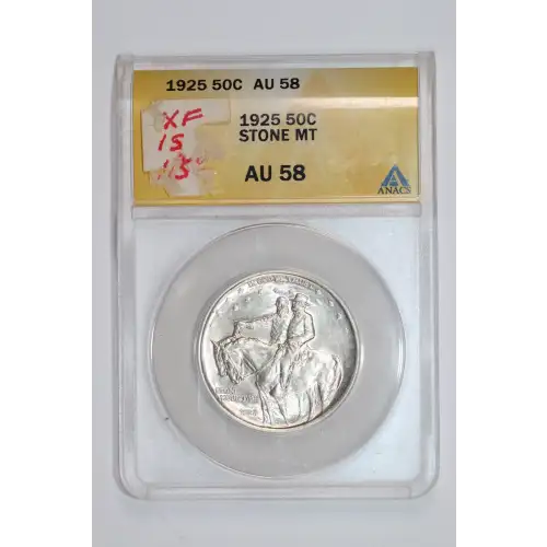 Classic Commemorative Silver--- Stone Mountain Memorial 1925 -Silver- 0.5 Dollar