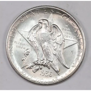 Classic Commemorative Silver--- Texas Independence Centennial 1934-1938-Silver- 0.5 Dollar