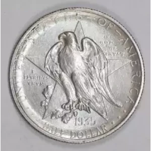 Classic Commemorative Silver--- Texas Independence Centennial 1934-1938-Silver- 0.5 Dollar