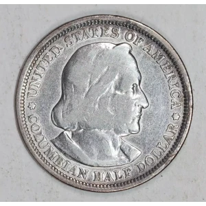 Classic Commemorative Silver--- World's Columbian Exposition Half Dollar 1892 - 1893 -Silver- 0.5 Dollar