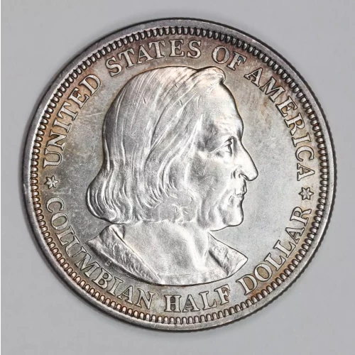 Classic Commemorative Silver--- World's Columbian Exposition Half Dollar 1892 - 1893 -Silver- 0.5 Dollar