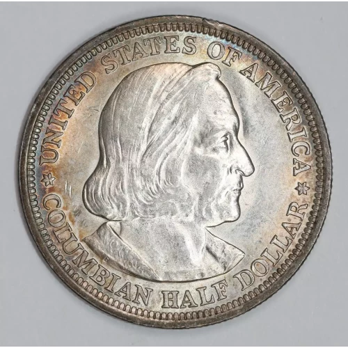 Classic Commemorative Silver--- World's Columbian Exposition Half Dollar 1892 - 1893 -Silver- 0.5 Dollar