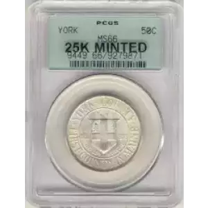 Classic Commemorative Silver--- York County, Maine, Tercentenary 1936 -Silver- 0.5 Dollar (3)