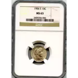 Dimes---Barber or Liberty Head 1892-1916 -Silver- 1 Dime (3)