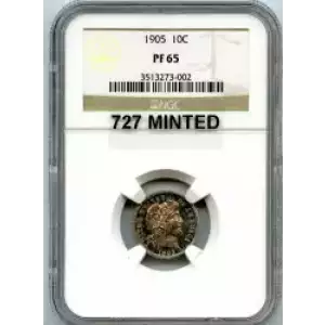 Dimes---Barber or Liberty Head 1892-1916 -Silver- 1 Dime (3)