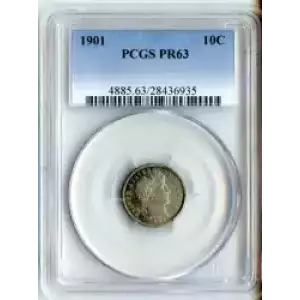 Dimes---Barber or Liberty Head 1892-1916 -Silver- 1 Dime (3)