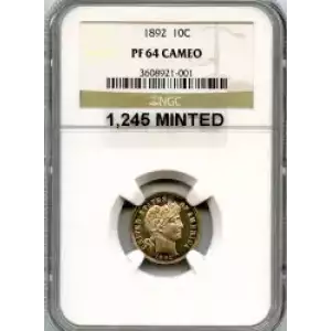 Dimes---Barber or Liberty Head 1892-1916 -Silver- 1 Dime (3)