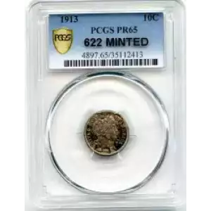 Dimes---Barber or Liberty Head 1892-1916 -Silver- 1 Dime (3)