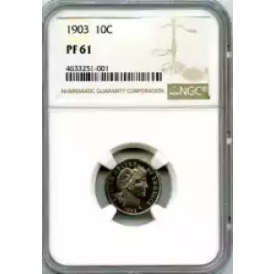 Dimes---Barber or Liberty Head 1892-1916 -Silver- 1 Dime (3)