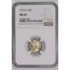 Dimes---Barber or Liberty Head 1892-1916 -Silver- 1 Dime