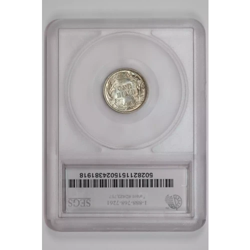 Dimes---Barber or Liberty Head 1892-1916 -Silver- 1 Dime (2)