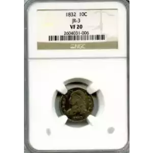 Dimes---Capped Bust 1809-1837 -Silver- 1 Dime (3)