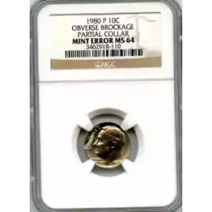 Dimes---Roosevelt 1965-Present-Copper-Nickel- 1 Dime (3)