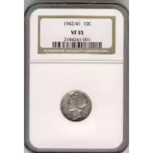 Dimes---Winged Liberty Head or Mercury 1916-1945 -Silver- 1 Dime (3)