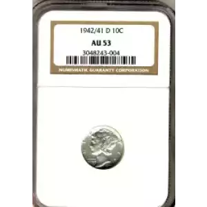 Dimes---Winged Liberty Head or Mercury 1916-1945 -Silver- 1 Dime (3)