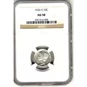 Dimes---Winged Liberty Head or Mercury 1916-1945 -Silver- 1 Dime (3)