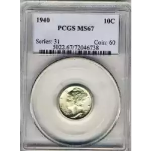 Dimes---Winged Liberty Head or Mercury 1916-1945 -Silver- 1 Dime (3)