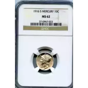 Dimes---Winged Liberty Head or Mercury 1916-1945 -Silver- 1 Dime (3)