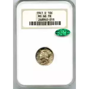 Dimes---Winged Liberty Head or Mercury 1916-1945 -Silver- 1 Dime (3)