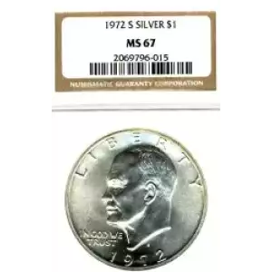 Dollars---Eisenhower 1971-1978 Copper-Nickel- 1 Dollar (3)