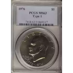 Dollars---Eisenhower 1971-1978 Copper-Nickel- 1 Dollar (3)