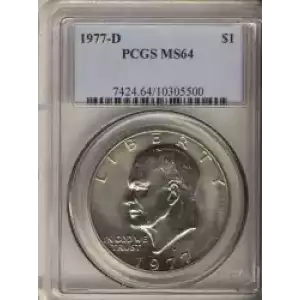 Dollars---Eisenhower 1971-1978 Copper-Nickel- 1 Dollar (3)