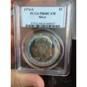 Dollars---Eisenhower 1971-1978 Copper-Nickel- 1 Dollar (3)