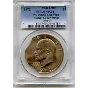 Dollars---Eisenhower 1971-1978 Copper-Nickel- 1 Dollar (3)