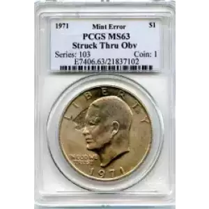 Dollars---Eisenhower 1971-1978 Copper-Nickel- 1 Dollar (3)