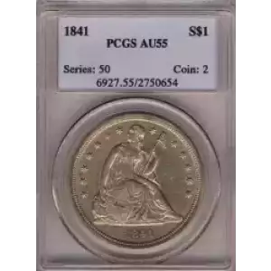 Dollars---Liberty Seated 1840-1873 -Silver- 1 Dollar (3)