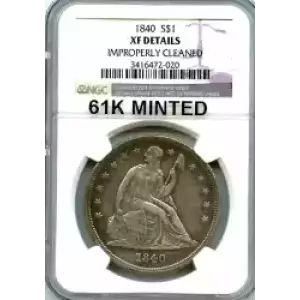 Dollars---Liberty Seated 1840-1873 -Silver- 1 Dollar (3)