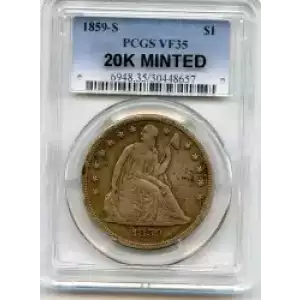 Dollars---Liberty Seated 1840-1873 -Silver- 1 Dollar (3)