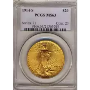 Double Eagles---Saint Gaudens 1907-1933 -Gold- 20 Dollar (3)