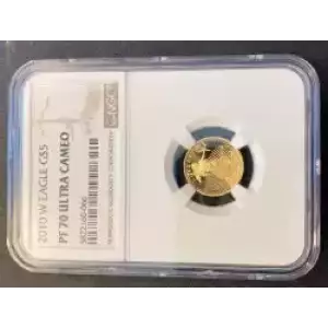 Gold Bullion-Gold Eagles--$5 Gold Eagle 1/10 oz -Gold- 5 Dollar (3)