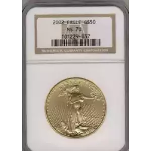 Gold Bullion-Gold Eagles--$50 Gold Eagle 1 oz -Gold- 50 Dollar (3)