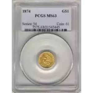 Gold Dollars---Indian Princess Head, Large Head 1856-1889 -Gold- 1 Dollar (3)