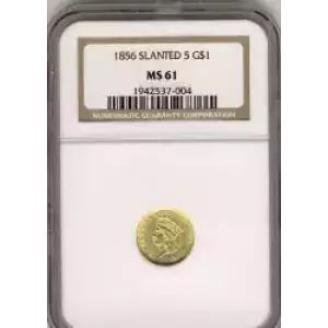 Gold Dollars---Indian Princess Head, Large Head 1856-1889 -Gold- 1 Dollar (3)