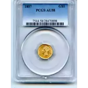 Gold Dollars---Indian Princess Head, Large Head 1856-1889 -Gold- 1 Dollar (3)