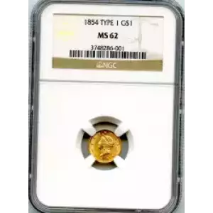 Gold Dollars---Liberty Head 1849-1854 -Gold- 1 Dollar (3)